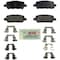 Bosch Blue Disc Brak Disc Brake Pads, Be905H BE905H - alternate 2